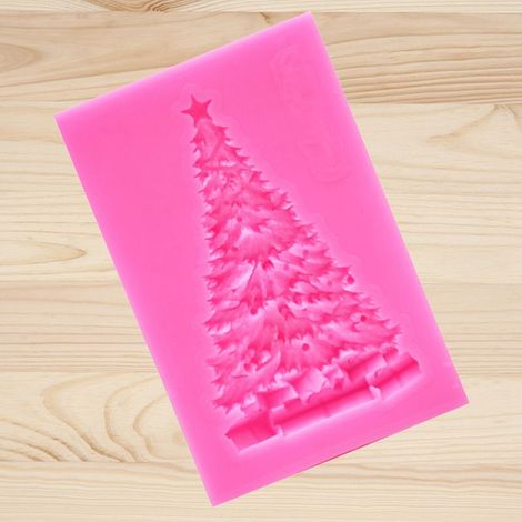Moule silicone de Noël DIY pour gâteau fondant chocolat moule décoratif multiple (14)