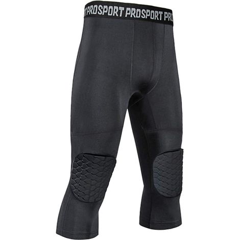 Cuissardes De Compression - 7 Plaques De Protection En Mousse - Pour Sports De Contact - Taille Unique (1/5)