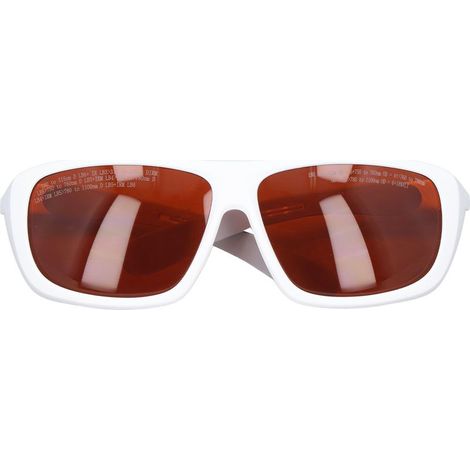 Lunettes de Protection Laser PC Blanche Réponse Rapide 180-540nm 750-1100nm (1/5)