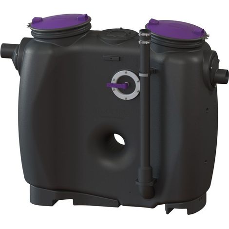 -Fettabscheider EasyClean free NS 2, Direct, Schauglas