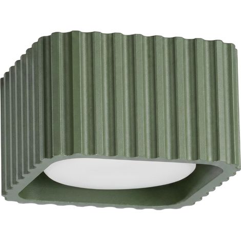 Deckenleuchte RIFF 1 olivgrün Aluminium 1xGx53 10cm Sollux (1/5)