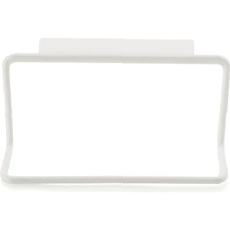 Porte-Serviettes Porte-Serviette Suspendue Organisateur Salle Bain Armoire Armoire Armoire Cintre en Plastique Non Marquante Chiffon Suspendu Cuisine blanc (1/5)