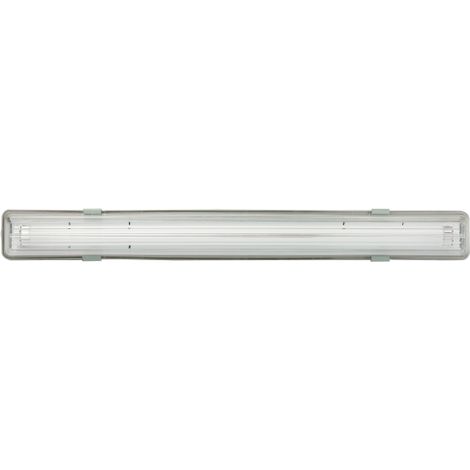 plafonnier Reglette nA on 36 W en thermoplastique blanc IP65