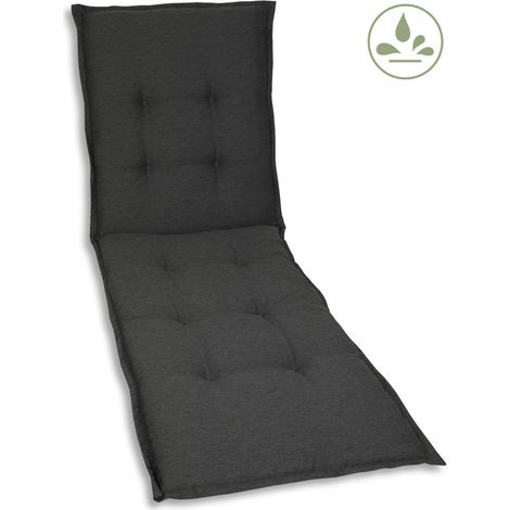 GO-DE Liegen-Auflage 190 cm x 60 cm x 7 cm, grau, anthrazit Auflagen & Hussen (1/3)