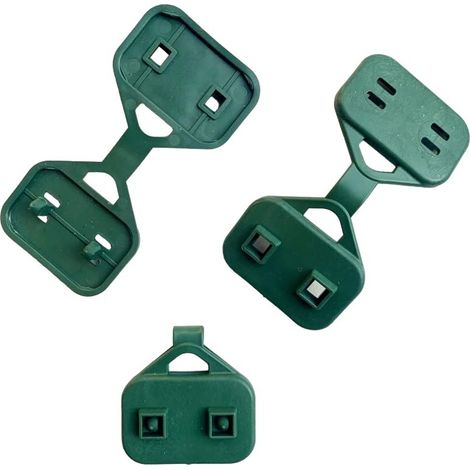 Clips color VERDE per Telo Ombreggiante - blister da 200 pz
