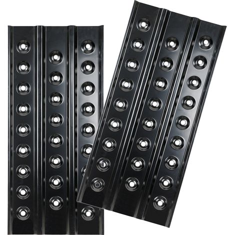 2x Sandbleche Metall 100x45 cm 1 Paar Anfahrhilfe Sand PKW Offroad Geländewagen