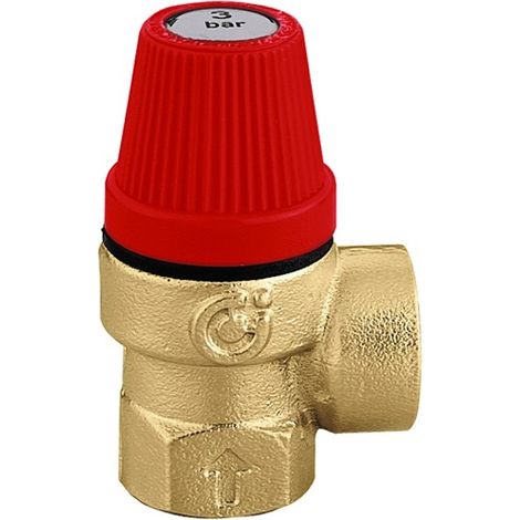 VALVOLA DI SICUREZZA ORDINARIA NON OMOLOGATA 1/2 3 BAR   CALEFFI SPA