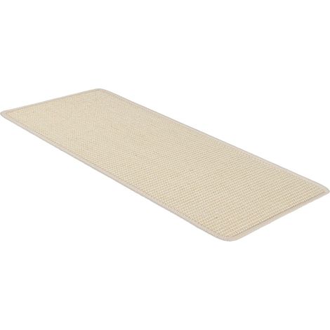 Sisal-Stufenmatte Pure Nature Rechteckig - ohne Lippe Elfenbein 23,5 x 65 cm (1/5)