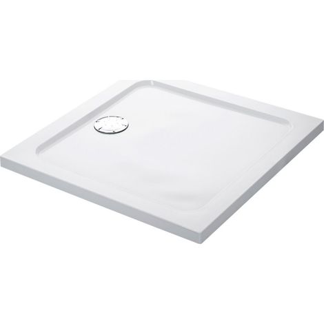 Mira Flight Square Shower Tray Low Profile Stone Waste 800x800 (1/5)