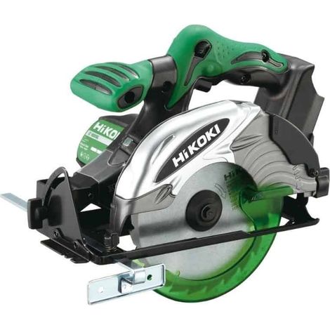 Hikoki – Scie circulaire sans fil 18V – Ø 165 mm, profondeur de coupe 57 mm – Pour bois dur et métal – Moteur Brushless, interrupteur de sécurité (1/2)