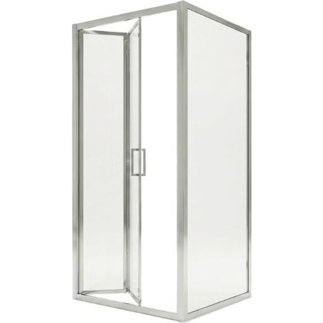 Box Doccia 70x80 Angolare Porta a Soffietto con Fisso H190