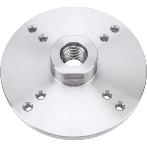 Plateau de mandrin en acier pour tour à bois 5,8 po 1 po-8 TPI, adaptateur de siège d'arbre principal (1/5)