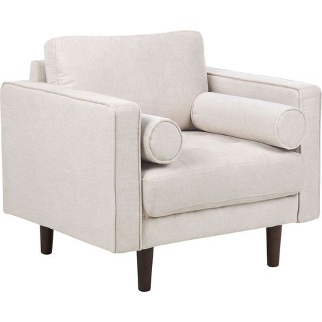 Sessel NURMO Stoff Hellbeige (1/5)