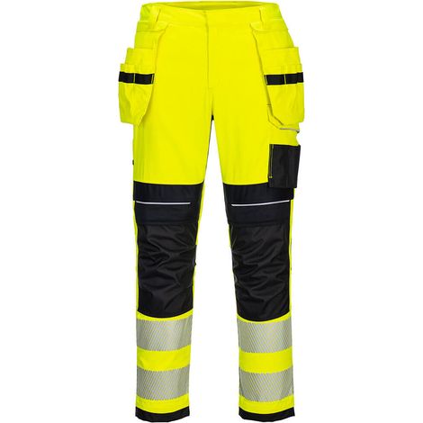 Pantalon Holster Pw3 Fr Hi-vis - 30 - Jaune/noir - Portwest (1/2)