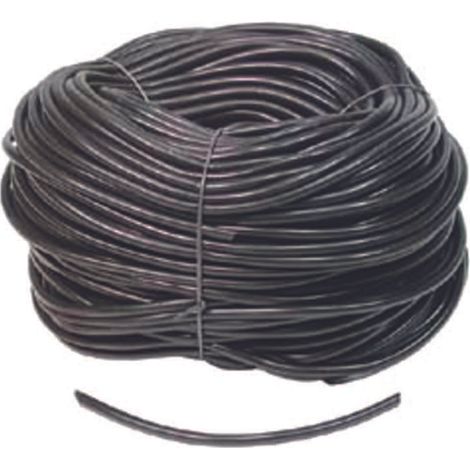 Tubo capillare in pvc nero - rotolo da mt.100