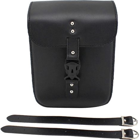 Sacoches de selle de moto étanches, sac à outils de moto, pochette de rangement en cuir PU (1/5)