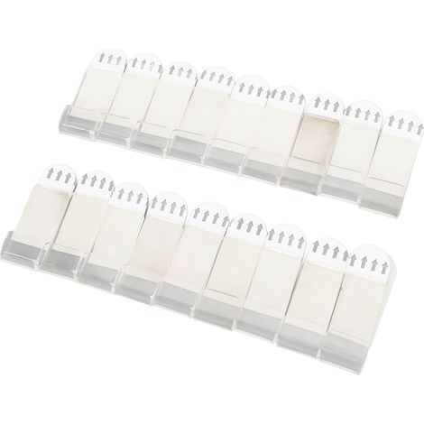 Lot de 18 supports muraux adhésifs transparents pour disques vinyles, sans perçage, pour présenter vos pochettes d'albums. (1/5)