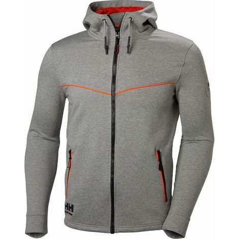 HELLY HANSEN Chelsea Evolution Kapuzen-Sweatshirt - Grau - Größe M - 79197