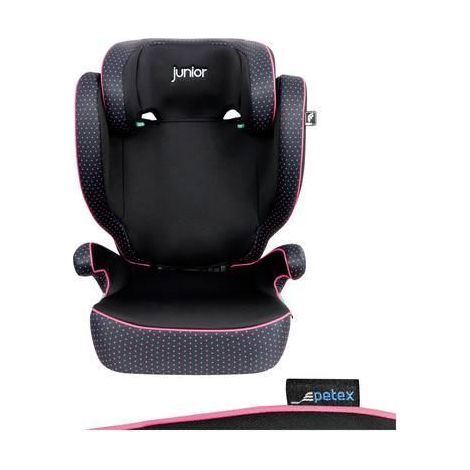Petex Basic Plus asiento de coche infantil ajustable rosa