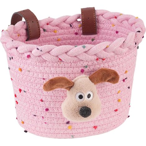 Panier de vélo amovible pour enfants coloré pour guidon de vélo de rangement adapté pour les trajets quotidiens (1/5)