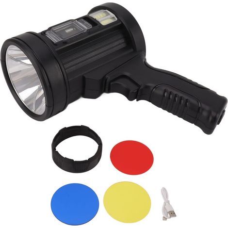 Spot solaire portatif multifonction, étanche, Super lumineux, projecteur d'urgence, longue veille, pour la pêche et le Camping en plein air (1/5)