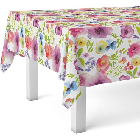 Nappe Toile cirée rectangulaire 100x140 cm Vienne Multicolore (1/5)