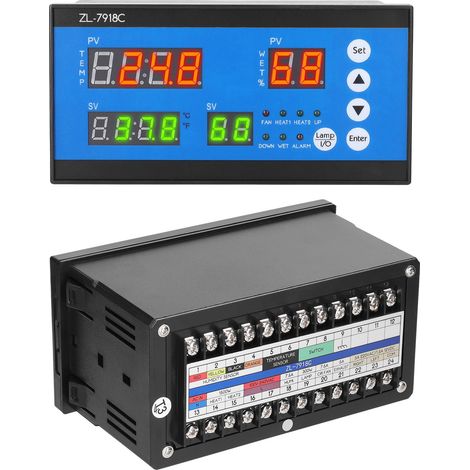 Contrôleur intelligent pour incubateur d'œufs, incubateur automatique multifonctionnel, système de contrôle de l'éclosion des œufs, dispositif de contrôle de la température et de l'humidité d'incubati (1/3)