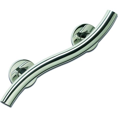 Barre douche - Barres d'appui de salle de bain - barre d'appui wc - Barre de douche - Poignée porte Douche - Personne agée - Senior - Barre d'appui Modèle Design (1/5)