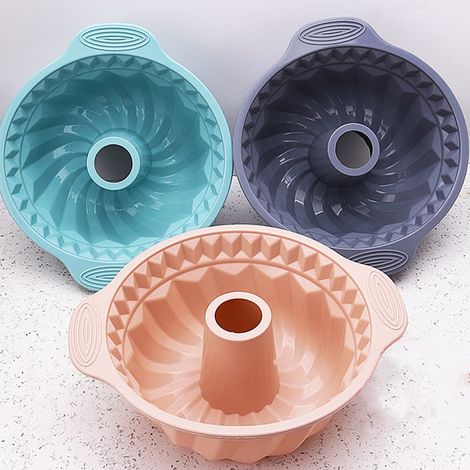 Moule à gâteau mousse en silicone à double oreille, résistant aux hautes températures, outil de pâtisserie DIY (1/5)