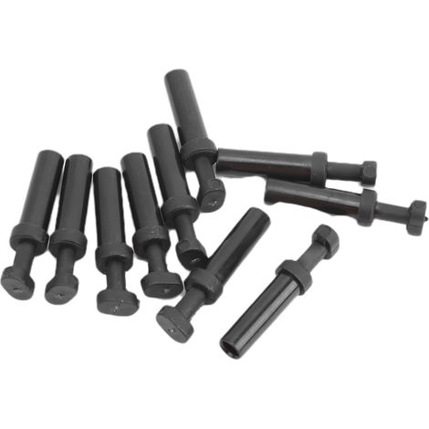 Lot de 100 raccords rapides en plastique pour accessoires pneumatiques industriels de 6 mm