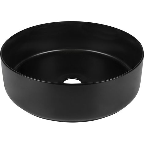 Differnz Mira Vasque Céramique diamètre 36 x 12 cm noir