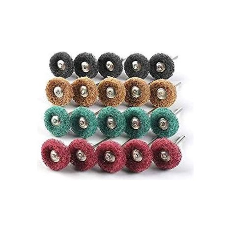 Lot de 80 disques de polissage pour outils rotatifs Dremel - 25 mm (1/4)