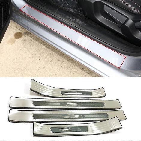 Plaque de seuil de porte latérale pour MG 6, accessoires pour voitures, baguette de seuil de porte 2018-2022, garniture décorative de protection ( ) (1/5)