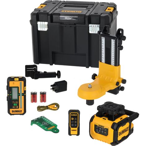 DeWALT Rotationslaser DCLE15221G, Grün, Lot, mit USB-C in TSTAK