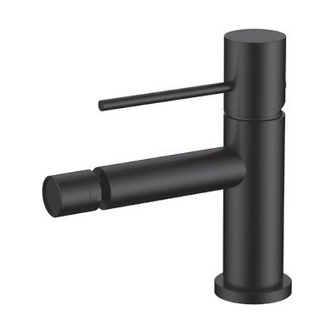 Miscelatore bidet in acciaio inox finitura nero opaca  KAM-ARTE NERO kamalu