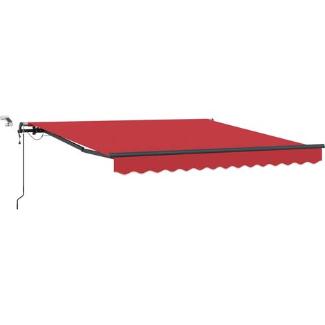 Maison Exclusive - Tissu de auvent Rouge 300 x 250 cm Polyester (1/5)