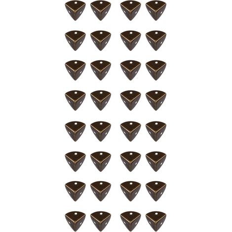 Protège-coins décoratifs - métal - 25x25 mm - style vintage (1/5)