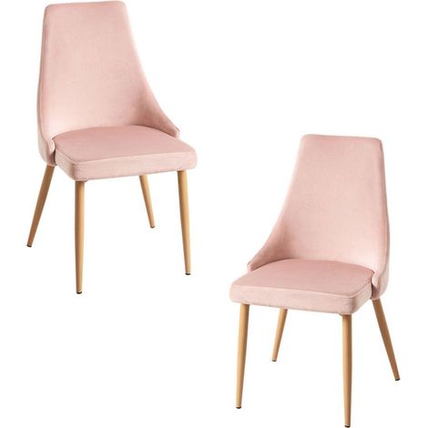Packs Sillas Comedor - Pack 2 Sillas Stoik Wood - Rosa (1/5)
