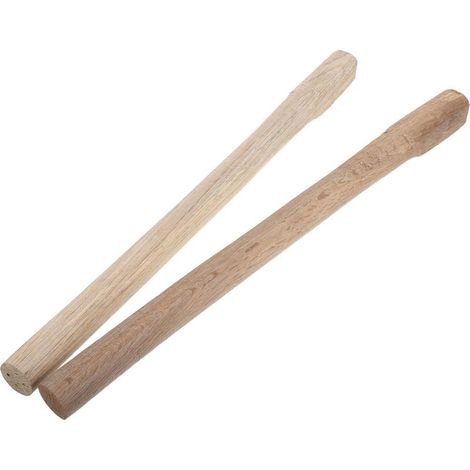 Set aus 2 Hartholz-Hackenstielen, 50 cm, ergonomische Griffe und (1/5)
