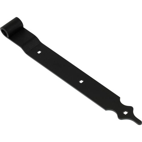 Ladenband Gekröpft Schwarz 40 cm Rustikale Spitze - Pro Stück