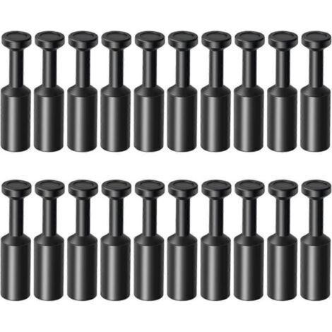 ALLIANDISLot de 20 raccords rapides de 6 mm - Matériau plastique durable, facile à installer, convient aux systèmes pneumatiques. (1/4)