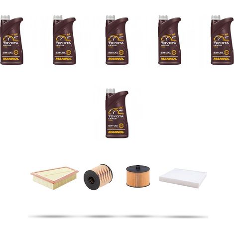 Kit tagliando 4 FILTRI e 6L OLIO compatibile con Ford S-Max 2.0 Tdci 85kw dal 2006 (1/5)