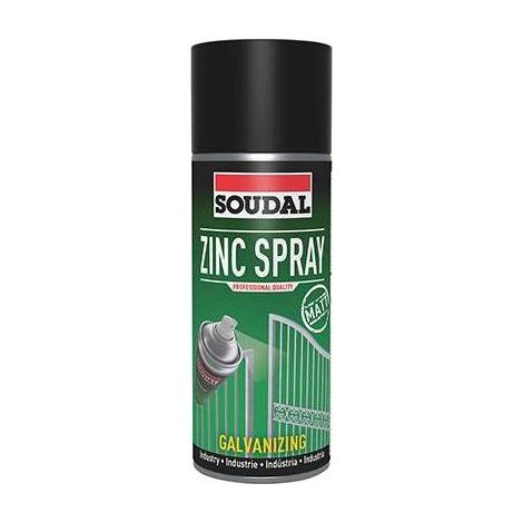 SPRAY ALLO ZINCO GRIGIO OPACO Misura: 400 ml