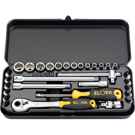 Draper 25931 Elora Metric Socket Set, 1/4"" Sq. Dr. (31 Piece) (1/5)