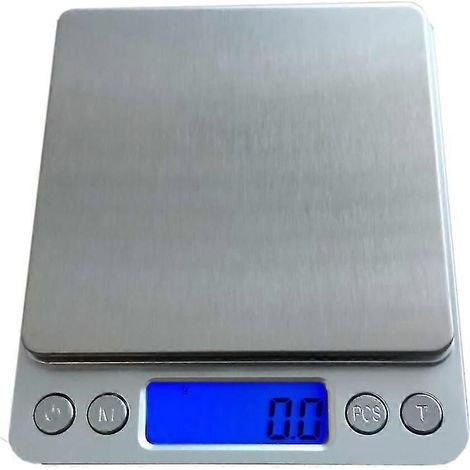 Balance de cuisine numérique 3 kg/0,1 g, balance de table numérique professionnelle de haute précision, cadeau (1/5)