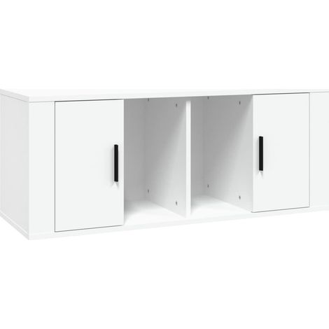 TV Cabinet White 100x35x40 cm Engineered Wood vidaXL