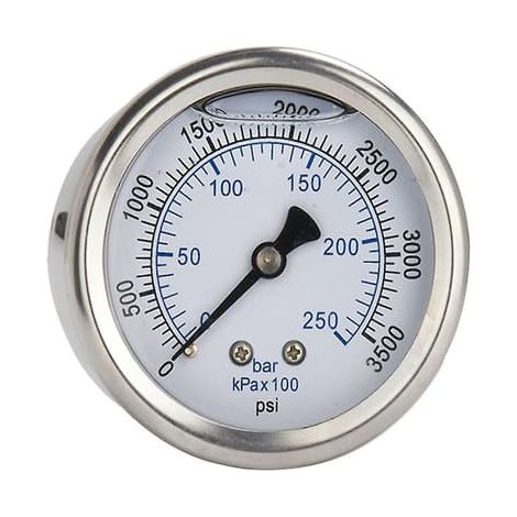 Manomètre pour nettoyeur haute pression, manomètre pour pompe haute pression avec filetage M14, 0 à 250 bar (1/3)