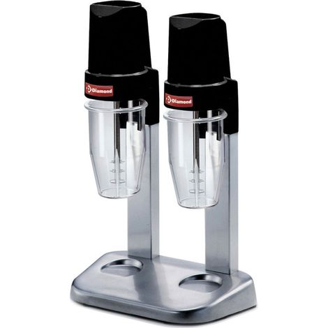 Machine à milk- shake 2 verres lexan 650 cl - Diamond