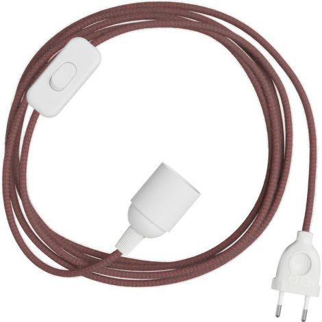 Creative Cables - SnakeBis Zig-Zag - Câblage avec douille et câble textile à effet zigzag