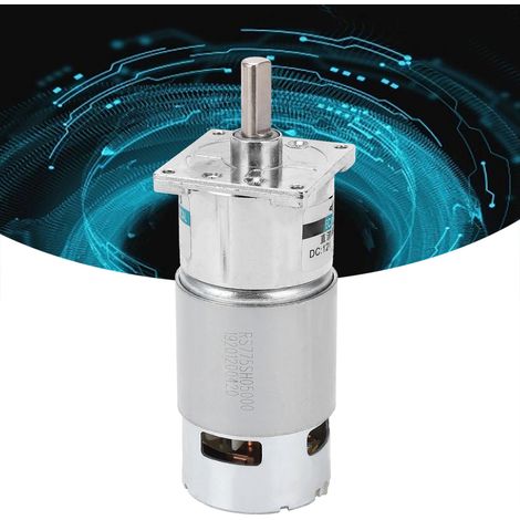 12-V-Gleichstrom-Miniatur-Getriebemotor mit Halterung XD-42GA755+, langsam laufender, reversibler Getriebemotor, 200 U/min (1/5)